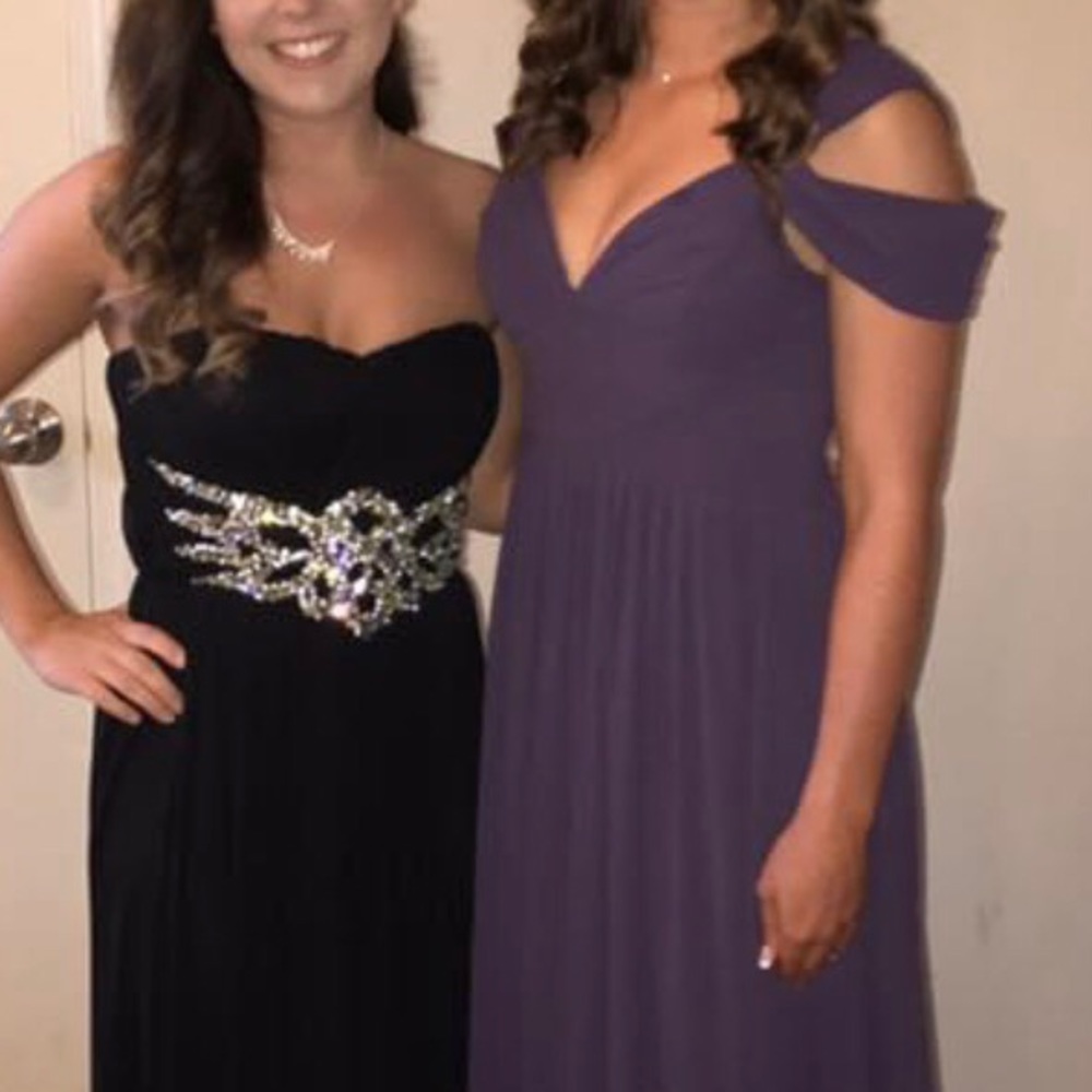 Purple formal dress